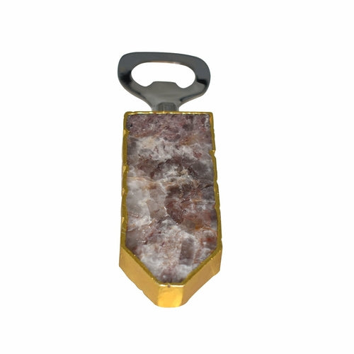 Bottle Opener with Gold Trim